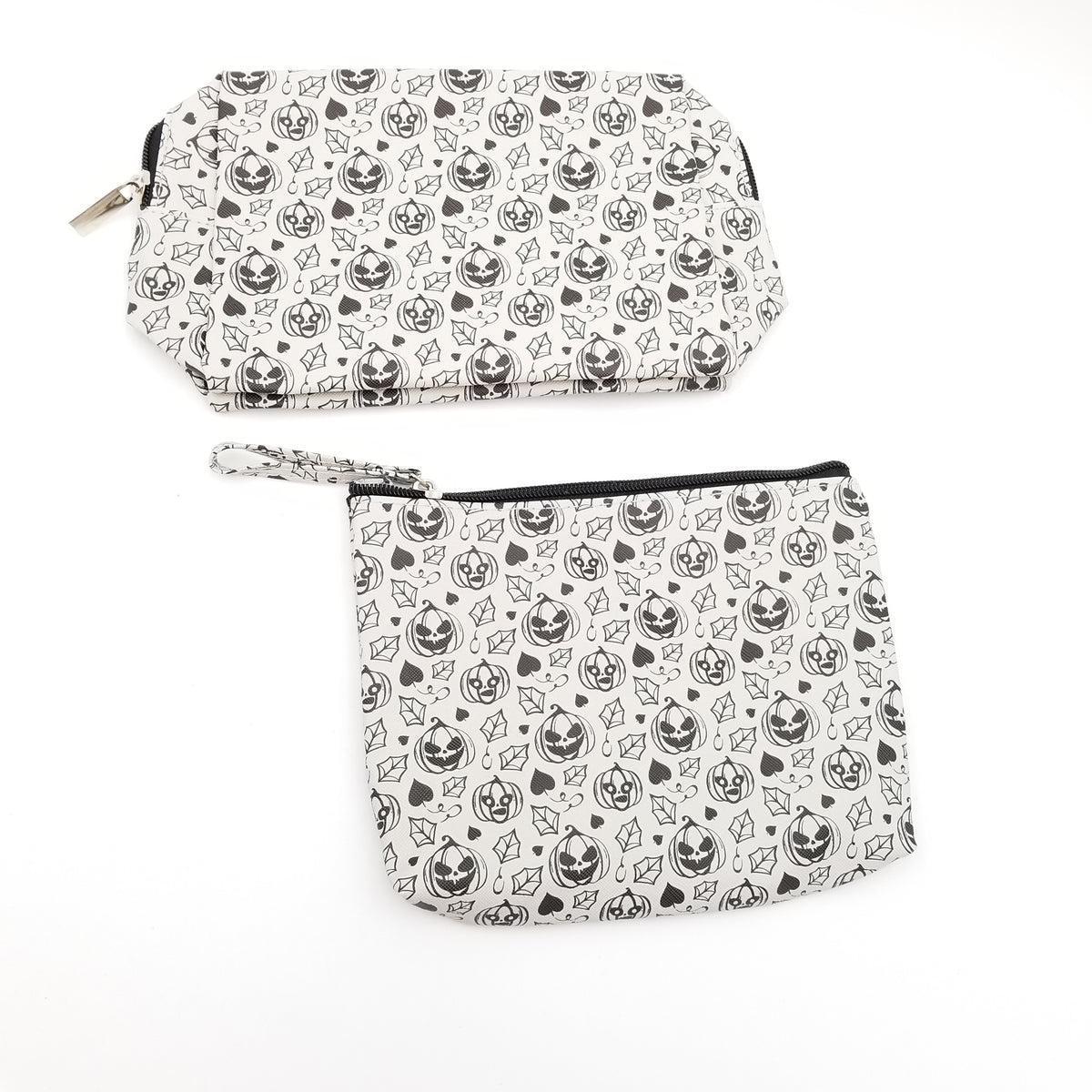 Set of 2 Small Halloween Makeup Bags for Makeup Hooked on Pickin'