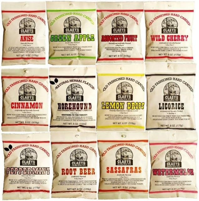 Claeys Old Fashioned Hard Candies 6oz (choose Your flavor) Hooked on