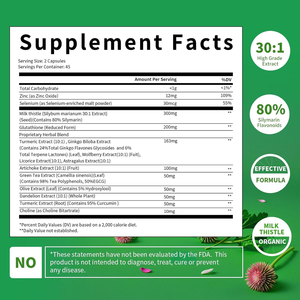 shc glutathione liposomal glutathione Liver Support Supplement – Milk Thistle Extract with Silymarin, Glutat –  Hooked on Pickin'