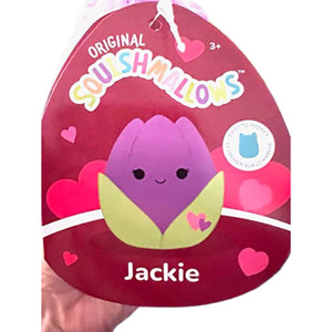 Squishmallows 11" Jackie Purple and Green Tulip