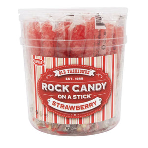 Rock Candy Sticks Strawberry, 0.8oz (1 Piece)