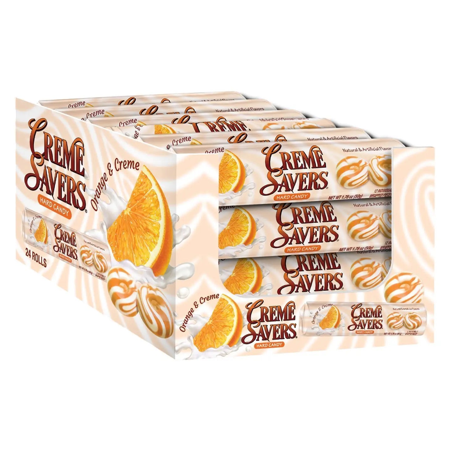 Creme Saver Orange & Cream Candy 1.76oz