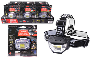 COB LED Head Lamp with Red LED
