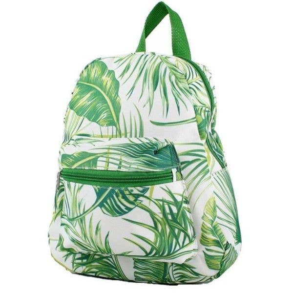 Palm Tree Leaves Back Pack