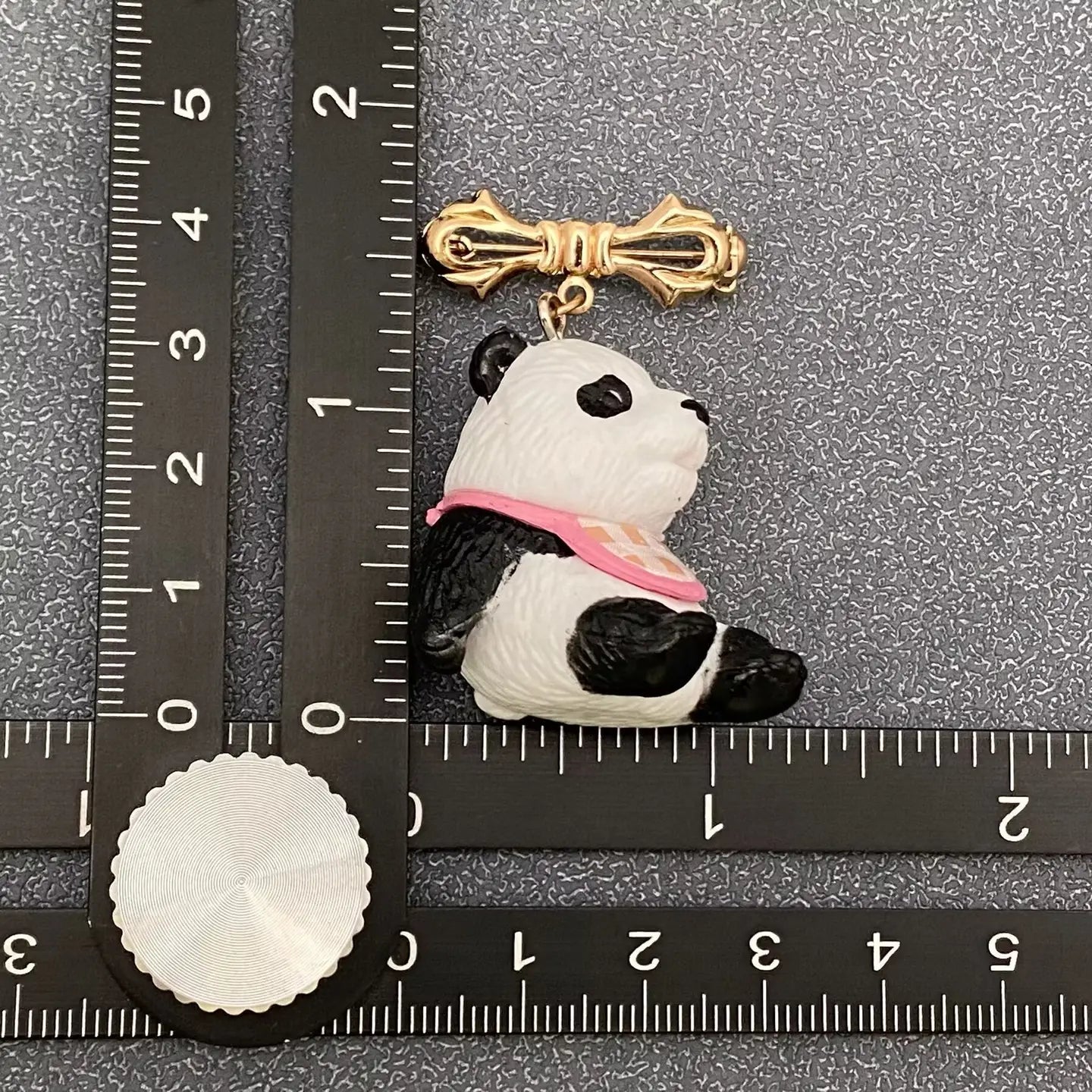 Resin Panda Brooch