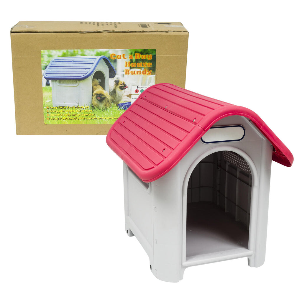 Rundy Red / Gray Dog House