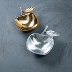 Gilded Apple Bowl