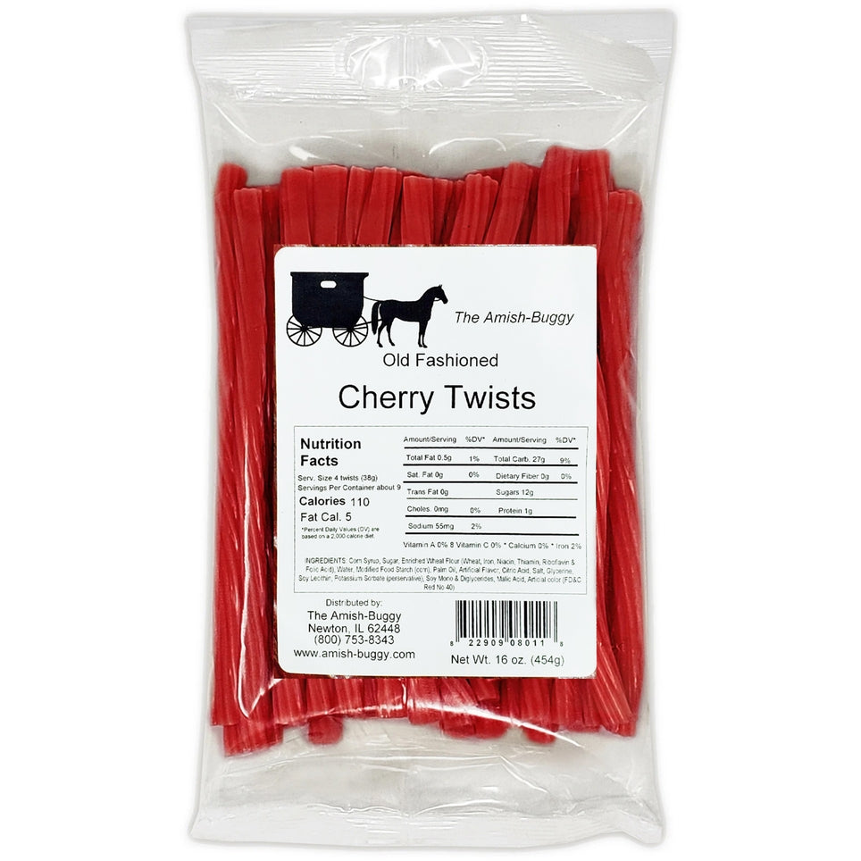 Amish made Licorice Twists 16 oz. Bag