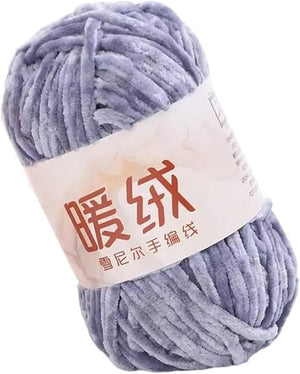 2 pack 100g Crochet Yarn Cochet Yarn 87.5 Yard Baby Blanket Yarn for Knitting Crocheting Blanket 6mm Wide