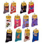 Foozys Women's Socks Asst Colors, Designs 78% Polyester 20% Nylon 2% Spandex
