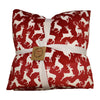 Thro Chili Pepper White 2PK Printed Mandee Velvet Dora Deer Christmas Pillow 20"x20"