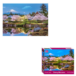 Cherry Blossoms 1000 Piece Puzzle 26.75"x19.25" Made In USA