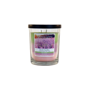 Jar Candle Colonial Candle Of Cape Cod Tri Layer 2 Wick Secret Garden 15oz