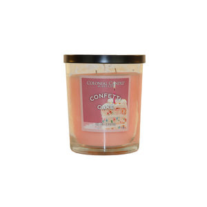 Jar Candle Colonial Candle Of Cape Cod Confetti Cake 2 Wick 15oz