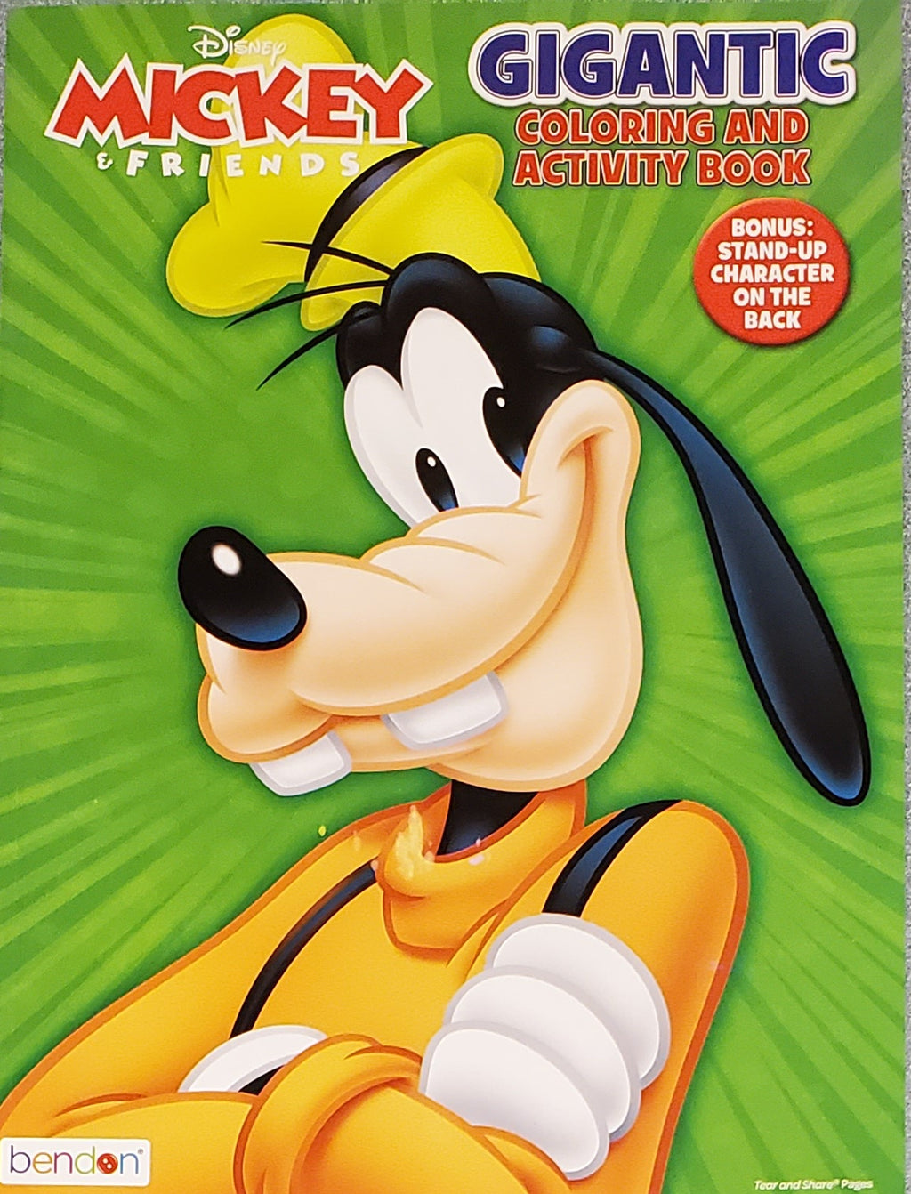 Gigantic Coloring Book Disney Mickey and Friends - Goofy Cover