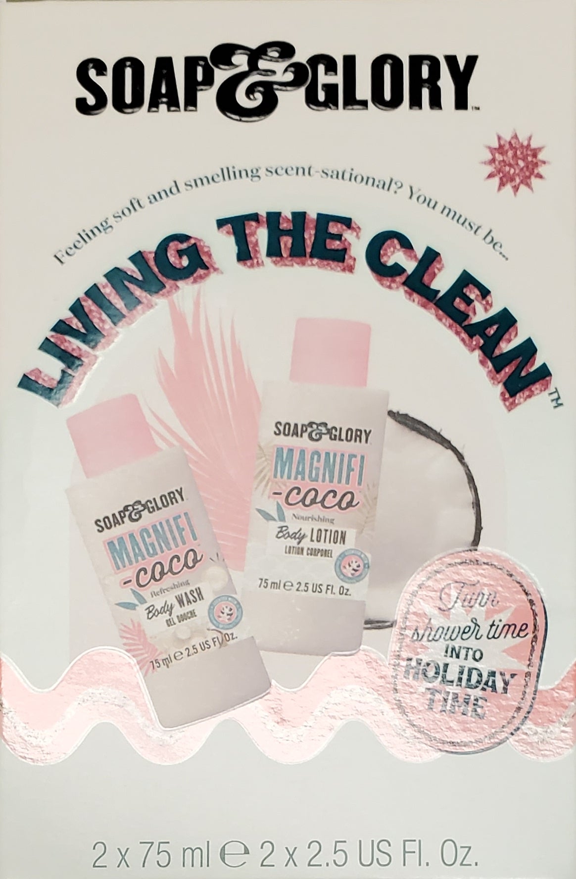 Soap & Glory Living the Clean Magnifi-coco Clean & Cream Body Wash Lotion