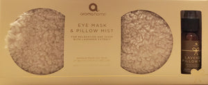 Aroma Home Eye Mask & Pillow Mist, Cream Faux Shearling 1.8oz Lavender Pillow Mist