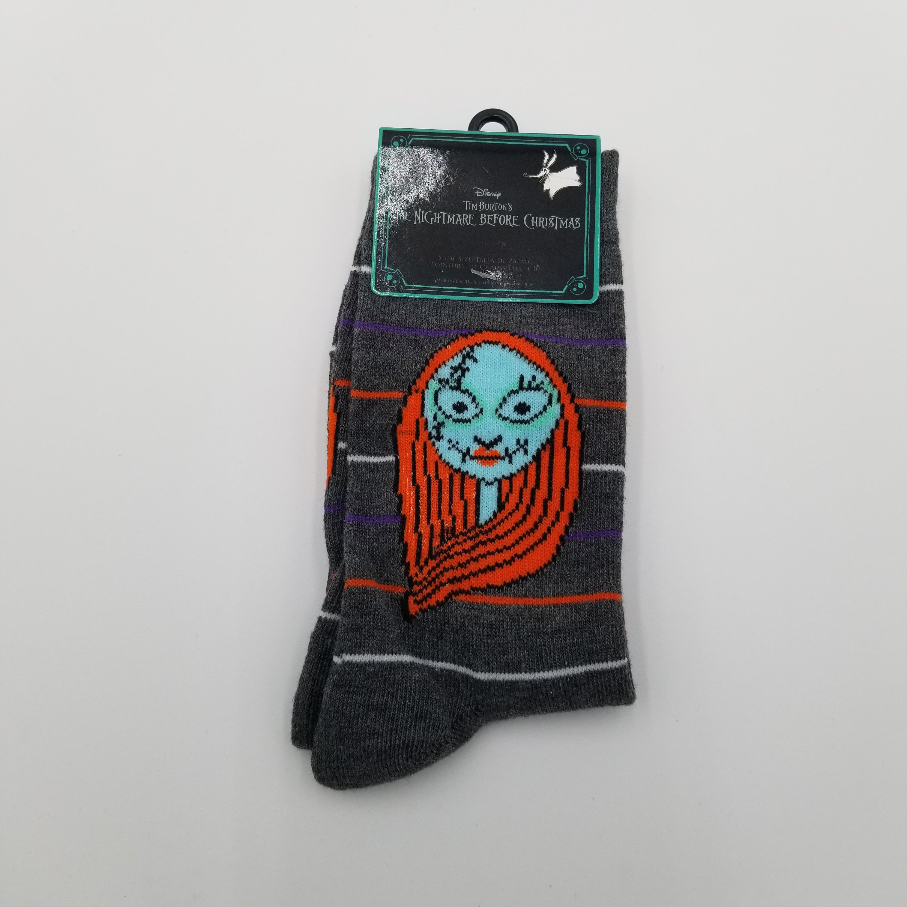 Nightmare Before Christmas Ladies Sally Socks Grey