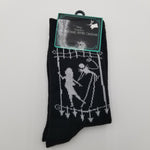 Nightmare Before Christmas Ladies Sally & Jack Silhouette Socks Black