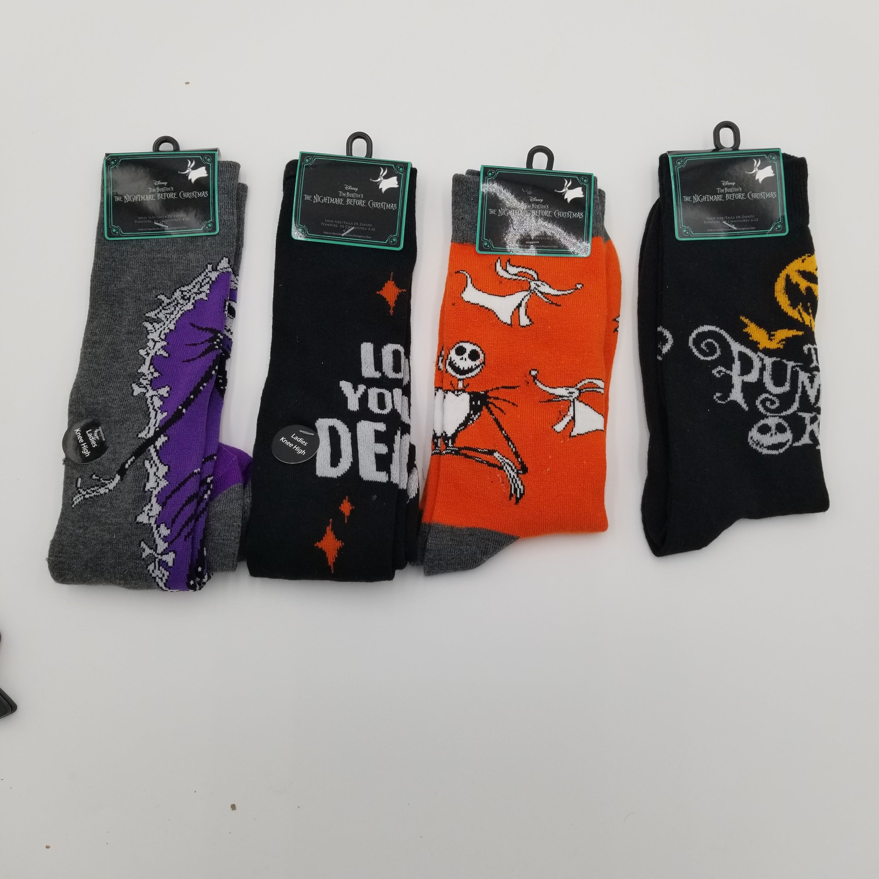 Nightmare Before Christmas Men's & Ladies Knee High Socks (Choose Your Style)
