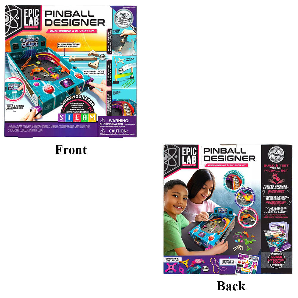 Epic Lab Science Kit Pinball Designer Engineering/Physics