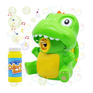 Joyin Bubble Blower Dinosaur Sound, Light & Bubble Solution 4oz