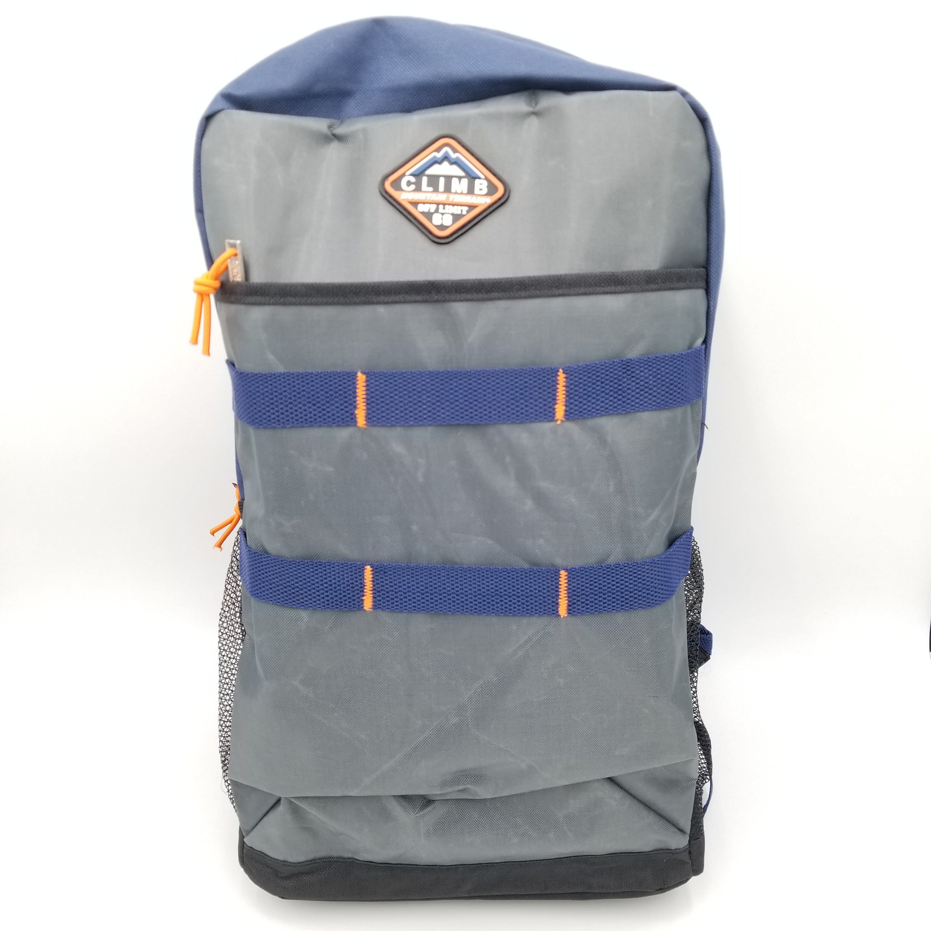 Mountain Terrain Backpack- Blue/Grey/Orange