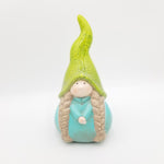 10" Ceramic Lady Gnome Garden Decor