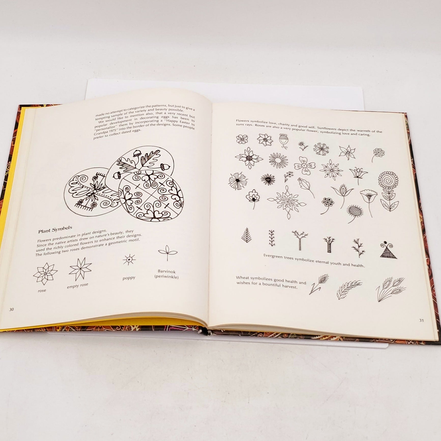 Eggs Beautiful How to Make Ukrainian Easter Eggs Book 1975 Hooked