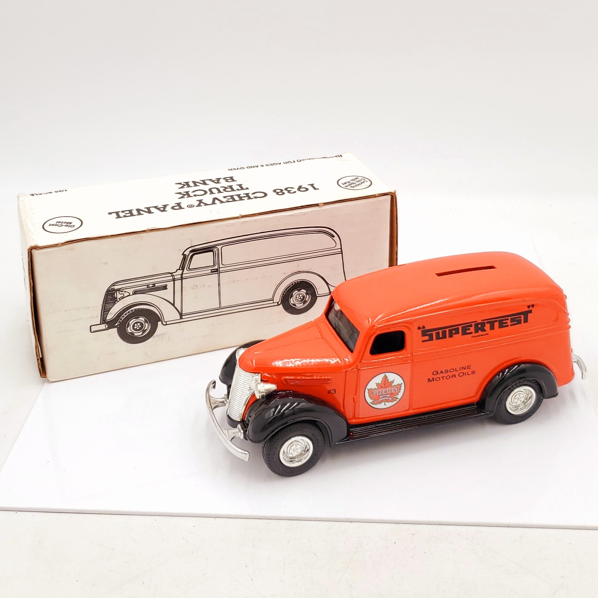 1938 Chevy Panel DieCast Metal Truck Bank Hooked on Pickin'