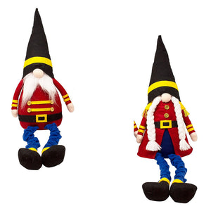Joyin Long Leg Christmas Gnome Couple Plush/Fabric 6.25"x28"H