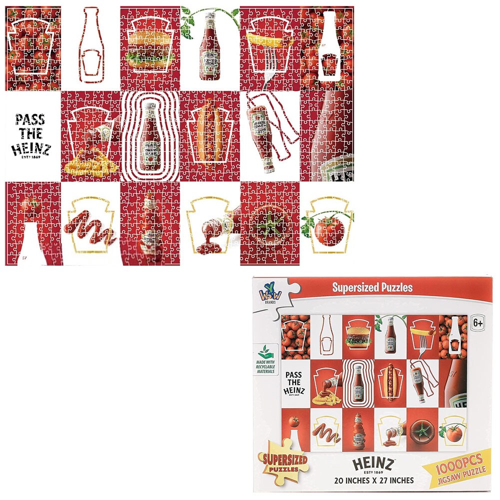 Heinz Ketchup Supersized 1000 Piece Jigsaw Puzzle 20x27