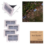 Touch Of Eco Sun Spots 4Pack Solar Weather Resistant Plastic LED Lights