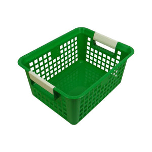 Letter Basket w/Label Plastic 14"x11.25"x7"H