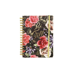 Hard Cover Spiral Journal Be Still Floral 315 Lined Pages 6.15x8.5x0.75"H
