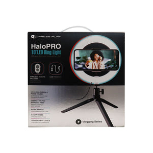 Pres10" Ring LED, USB, w/Remote 3 Light Modes, 10 Bright Levels