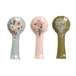 Cottage Floral Spoon Rest (Choose Your Color)