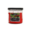 Jar Candle Melting Moments 2 Wick Candle Cranberry, Black Plastic Lid 14oz