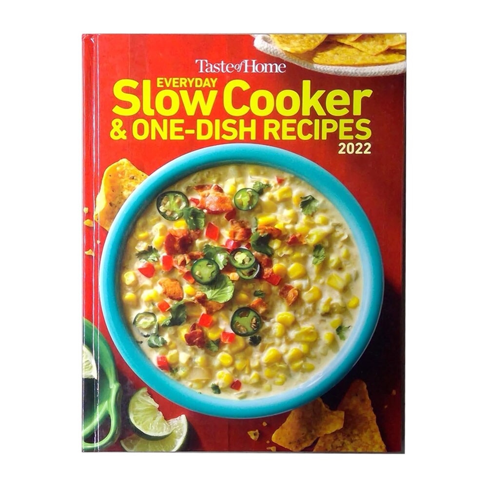 Taste of Home Everyday Slow Cooker/1-Dish Recipes Hard Cover Book, 240 Pages 8.25x11