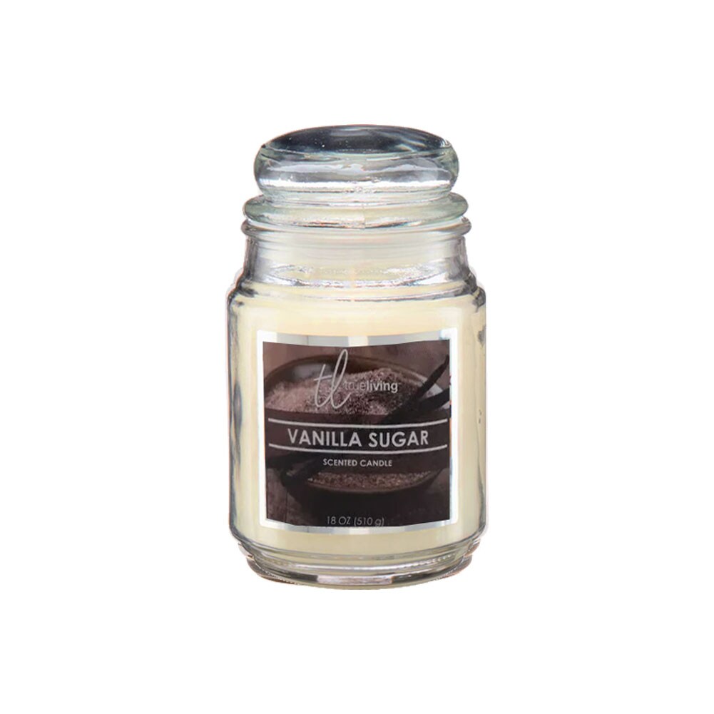 Jar Candle True Living Vanilla Sugar Scented Candle 18oz