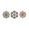 Transpac Blossoms & Breezes Wall Decor Set of 3-- 10"x10"
