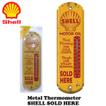 OURDOOR METAL THERMOMETER-SHELL MOTOR OIL