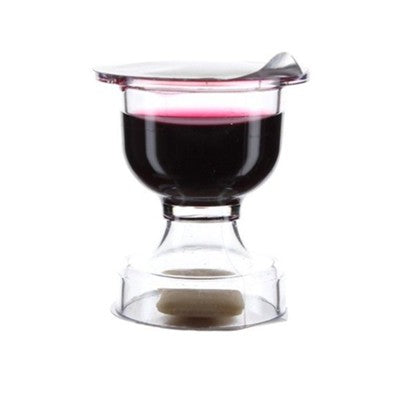 Prefilled Communion Bread & Juice Chalice Cups, Box of 100