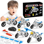 Creative Metal Kit - #1201 - The 139PC Motorcycle Series The Blue Pack - Tools Included