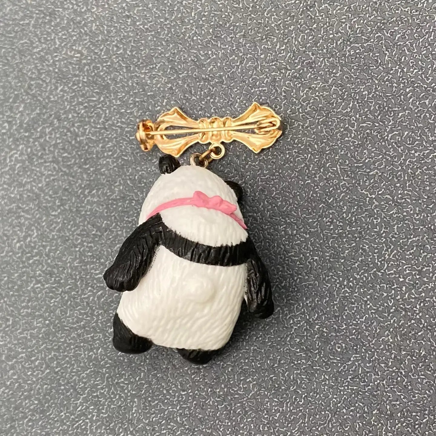 Resin Panda Brooch