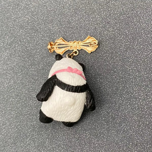 Resin Panda Brooch
