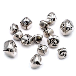 Jingle Bells Silver Color 0.7"-1.2"