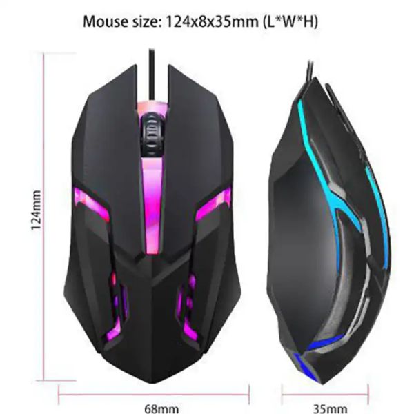 X1 Optical Gaming Mouse Wired MS0716 Essential Gaming Mouse