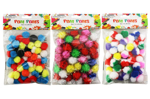 CHENILLE CRAFT POM-POMS (60 CT)