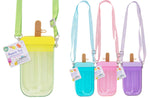 Popsicle Cup and Straw on Lanyard